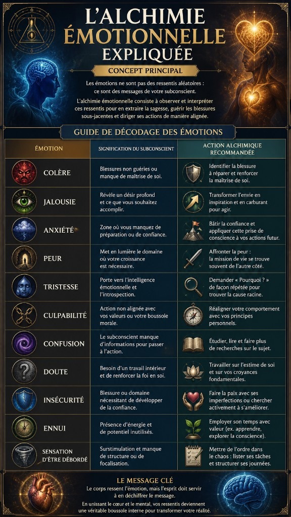 L'Alchimie Emotionnelle Expliquee — guide de decodage des emotions